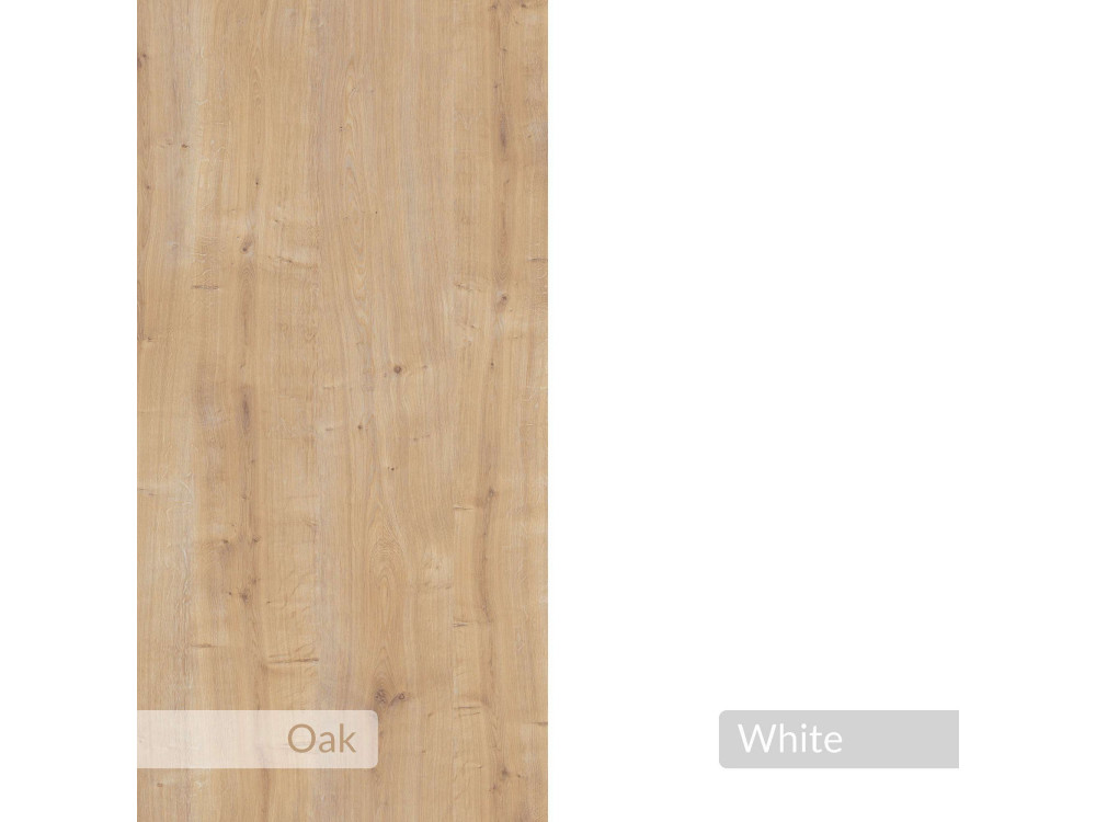Mueble TV modular de madera "Glis" - 145 x 35 x 44 cm - Blanco
