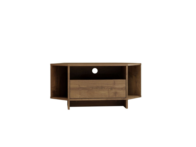 Soporte de TV de madera "Viva" - 95 x 35 x 45 cm - Marrón