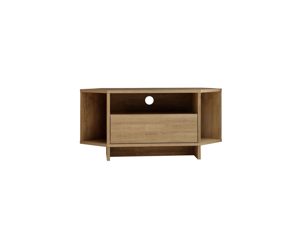 Soporte de TV de madera "Viva" - 95 x 35 x 45 cm - Beige