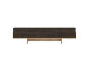 Soporte de TV de madera "Hege" - 180 x 30 x 44 cm - Marrón