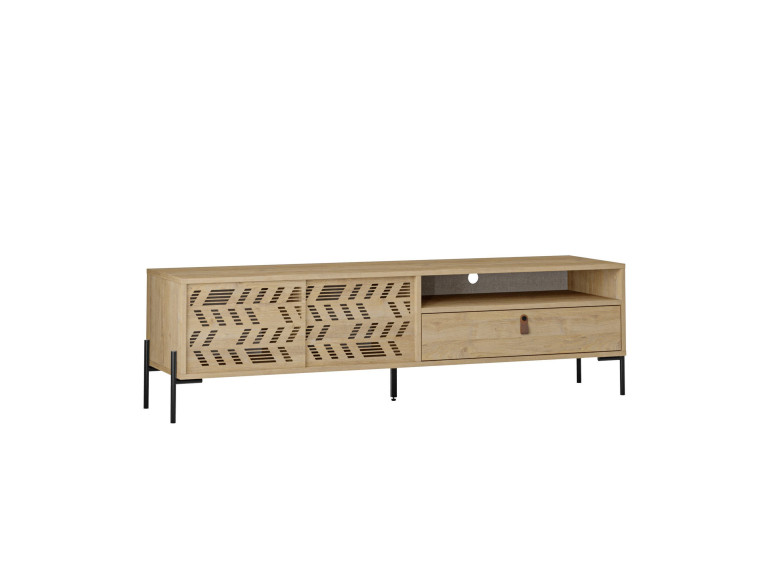 Soporte de TV de madera "Dionysos" - 170 x 45 x 48 cm - Beige