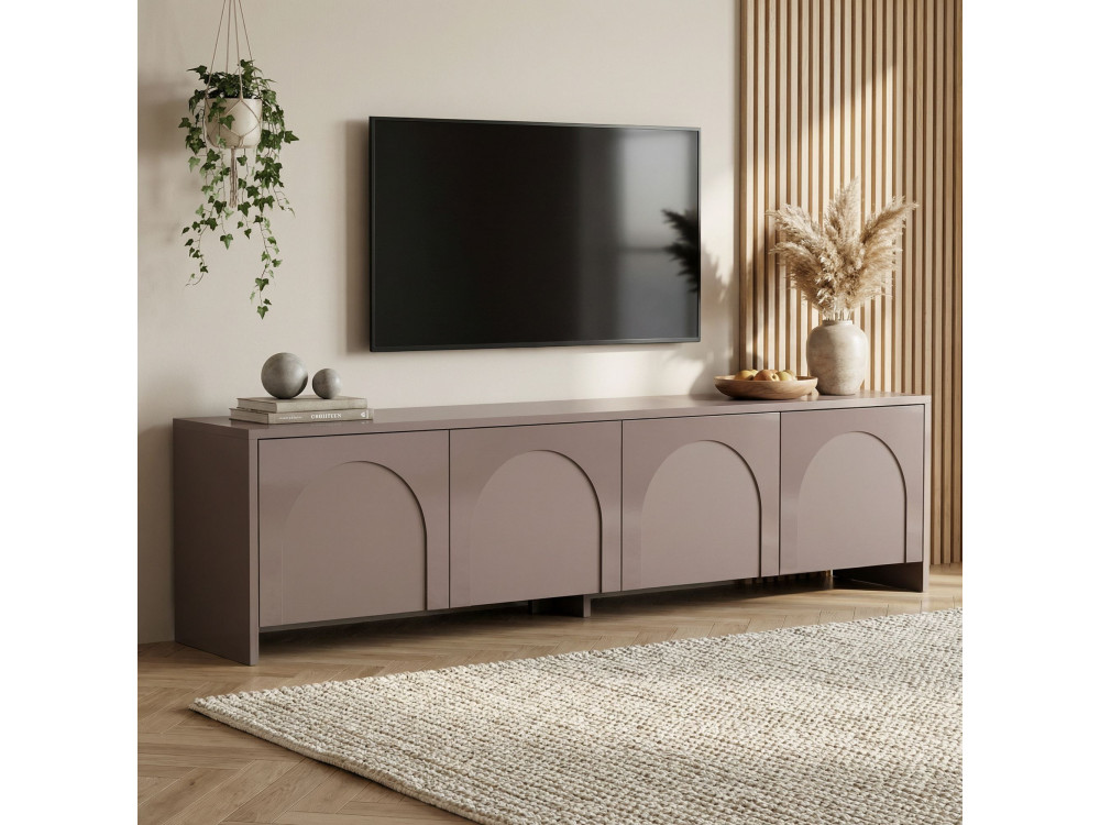 Soporte de TV de madera "Aurelia" - 180 x 32 x 45 cm - Atlas