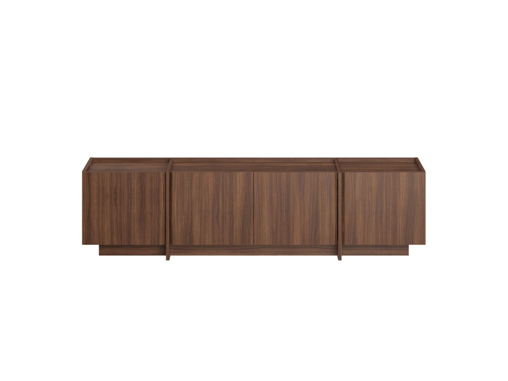 Soporte de TV de madera "Lowen" - 180 x 35 x 46 cm - Nogal Milano
