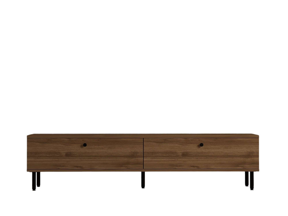 Soporte de TV de madera "Nantes" - 160 x 25 x 37 cm - Marrón