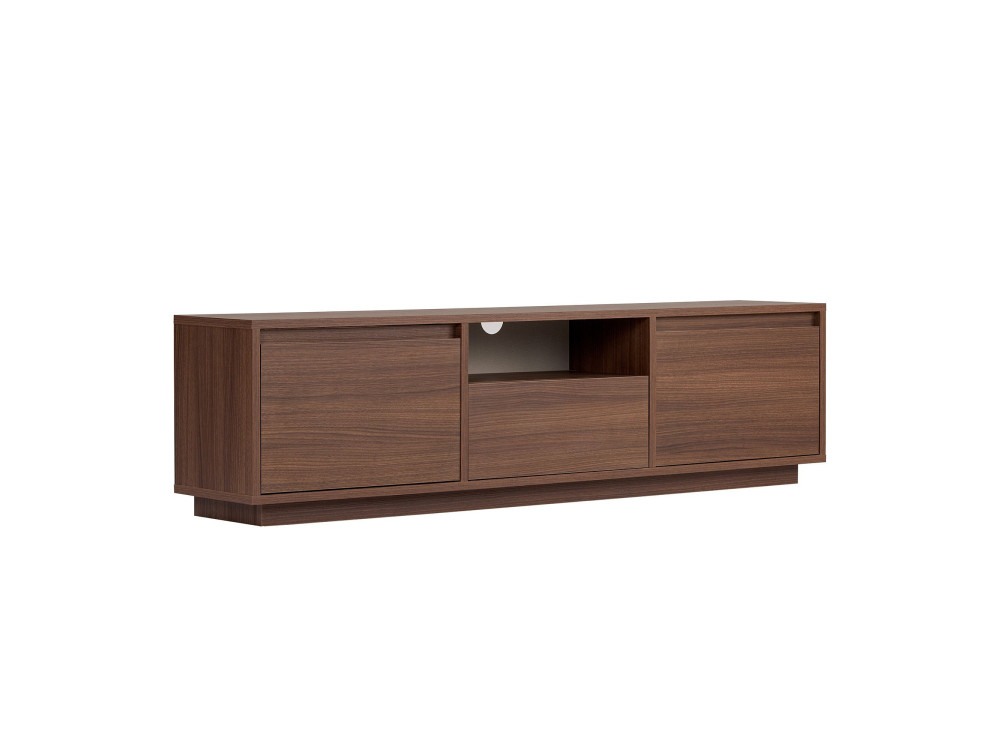 Soporte de TV de madera "Sentinel" - 160 x 30 x 42 cm - Marrón