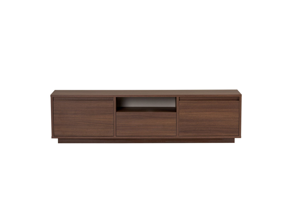 Soporte de TV de madera "Sentinel" - 160 x 30 x 42 cm - Marrón