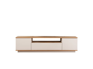 Soporte de TV de madera "Veramont" - 180 x 44 x 44 cm - Crema