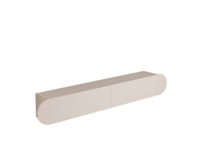Soporte de TV de madera "LUM1" - 180 x 31 x 29 cm - Crema