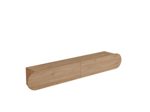 Soporte de TV de madera "LUM1" - 180 x 31 x 29 cm - Beige