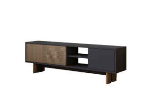 Soporte de TV de madera "Ravello" - 150 x 30 x 45 cm - Marrón