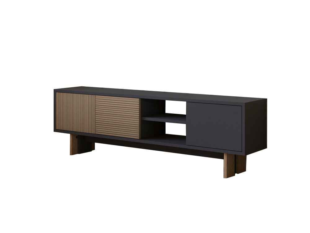 Soporte de TV de madera "Ravello" - 150 x 30 x 45 cm - Marrón