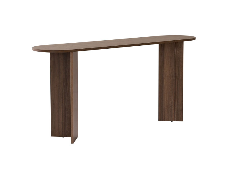 Consola de madera "Sira" - 150 x 35 x 75 cm - Nogal