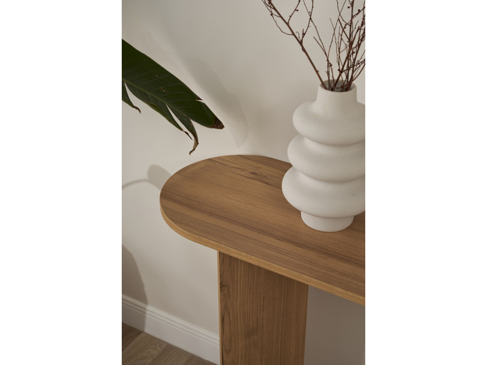 Consola de madera "Sira" - 150 x 35 x 75 cm - Roble