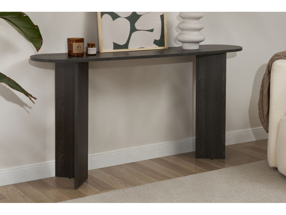 Consola de madera "Sira" - 150 x 35 x 75 cm - Luz negra