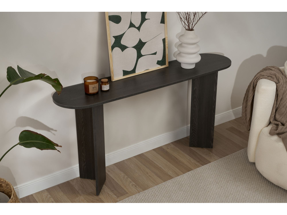 Consola de madera "Sira" - 150 x 35 x 75 cm - Luz negra