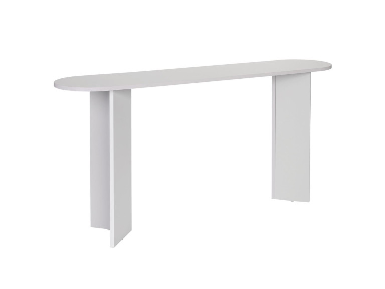 Consola de madera "Sira" - 150 x 35 x 75 cm - Blanco