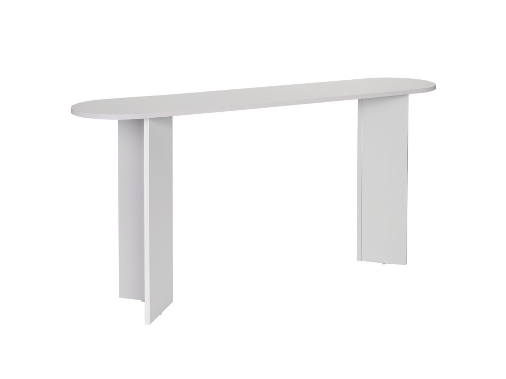 Consola de madera "Sira" - 150 x 35 x 75 cm - Blanco