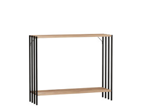 Consola de madera "Verona" - 90 x 26 x 74 cm - Pino negro atlántico