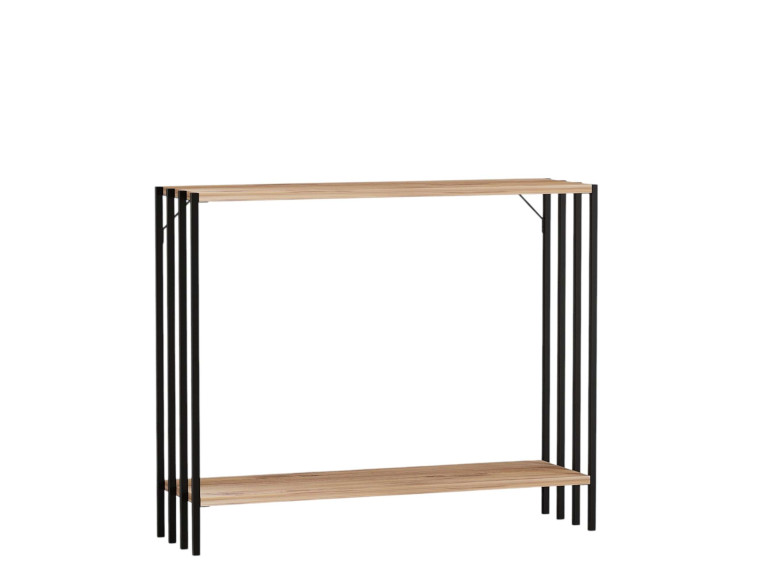 Consola de madera "Verona" - 90 x 26 x 74 cm - Pino negro atlántico