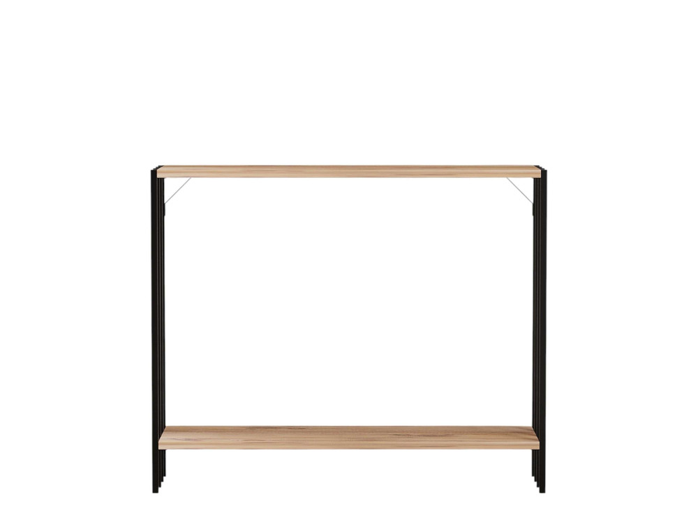 Consola de madera "Verona" - 90 x 26 x 74 cm - Pino negro atlántico