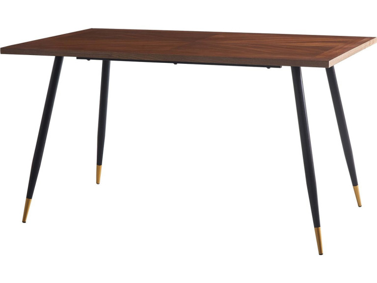 Mesa de comedor "Kavita" - 140 x 80 x 76 cm - Roble