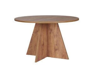 Mesa de comedor de madera "Virella" - 120 x 120 x 75 cm - pino atlántico