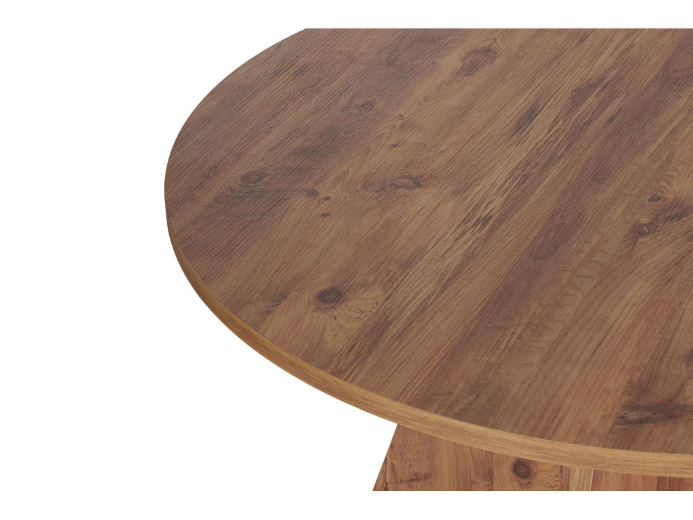 Mesa de comedor de madera "Virella" - 120 x 120 x 75 cm - pino atlántico