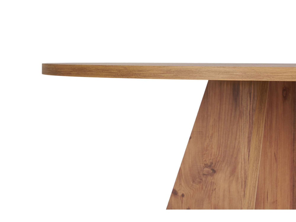 Mesa de comedor de madera "Virella" - 120 x 120 x 75 cm - pino atlántico