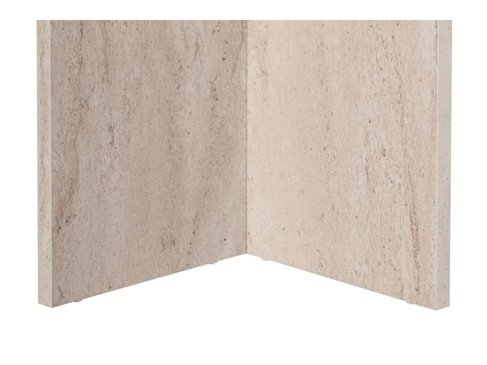 Mesa de comedor de madera "Sablin" - 180 x 89 x 75 cm - Travertino