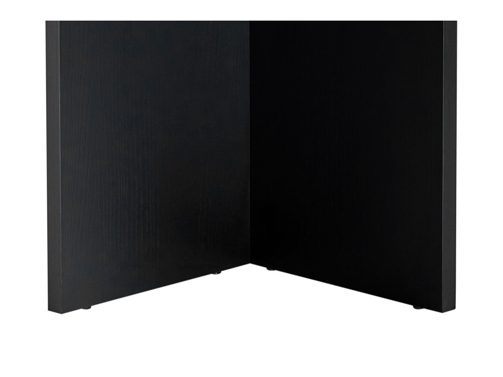 Mesa de comedor de madera "Sablin" - 180 x 89 x 75 cm - Madera negra