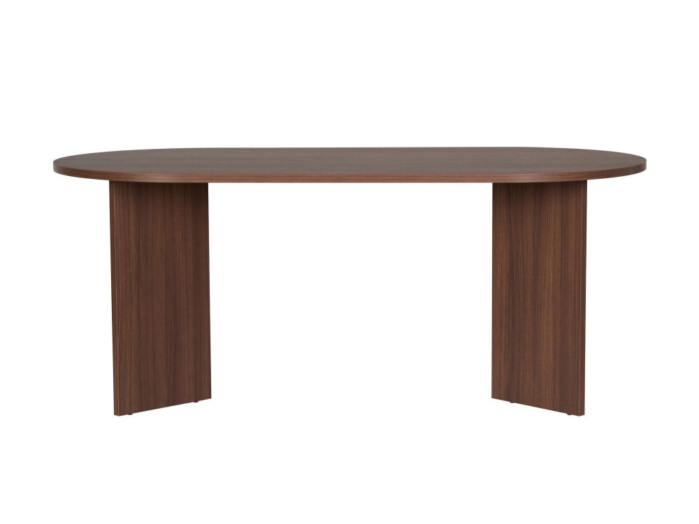 Mesa de comedor de madera "Sablin" - 180 x 89 x 75 cm - Nogal