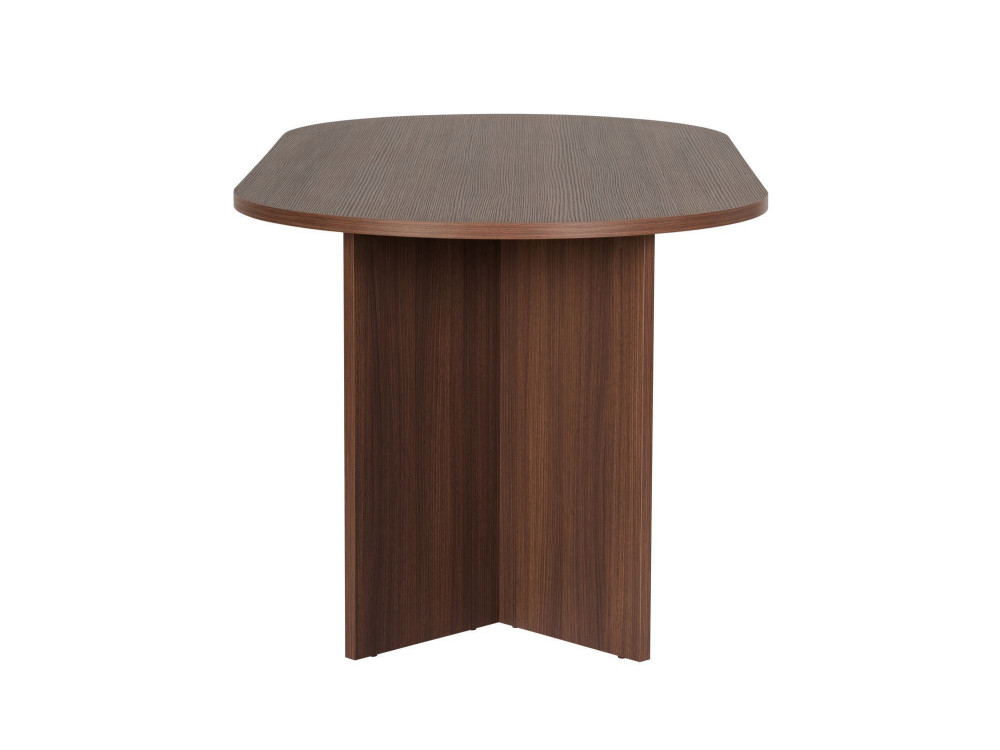Mesa de comedor de madera "Sablin" - 180 x 89 x 75 cm - Nogal