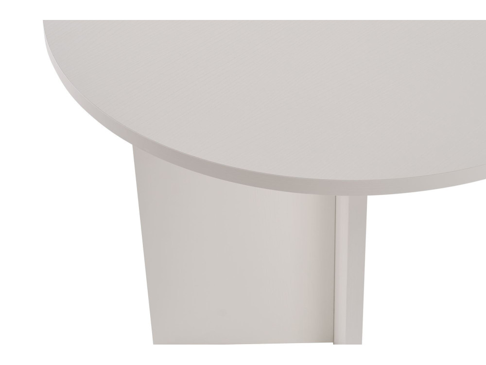 Mesa de comedor de madera "Sablin" - 180 x 89 x 75 cm - Madera Blanca