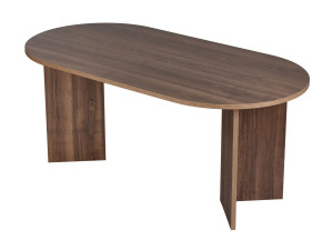 Mesa de comedor de madera "Sablin" 180 x 90 x 75 cm - Nogal