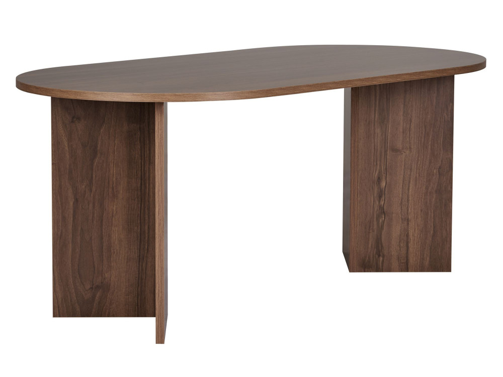 Mesa de comedor de madera "Sablin" 180 x 90 x 75 cm - Nogal