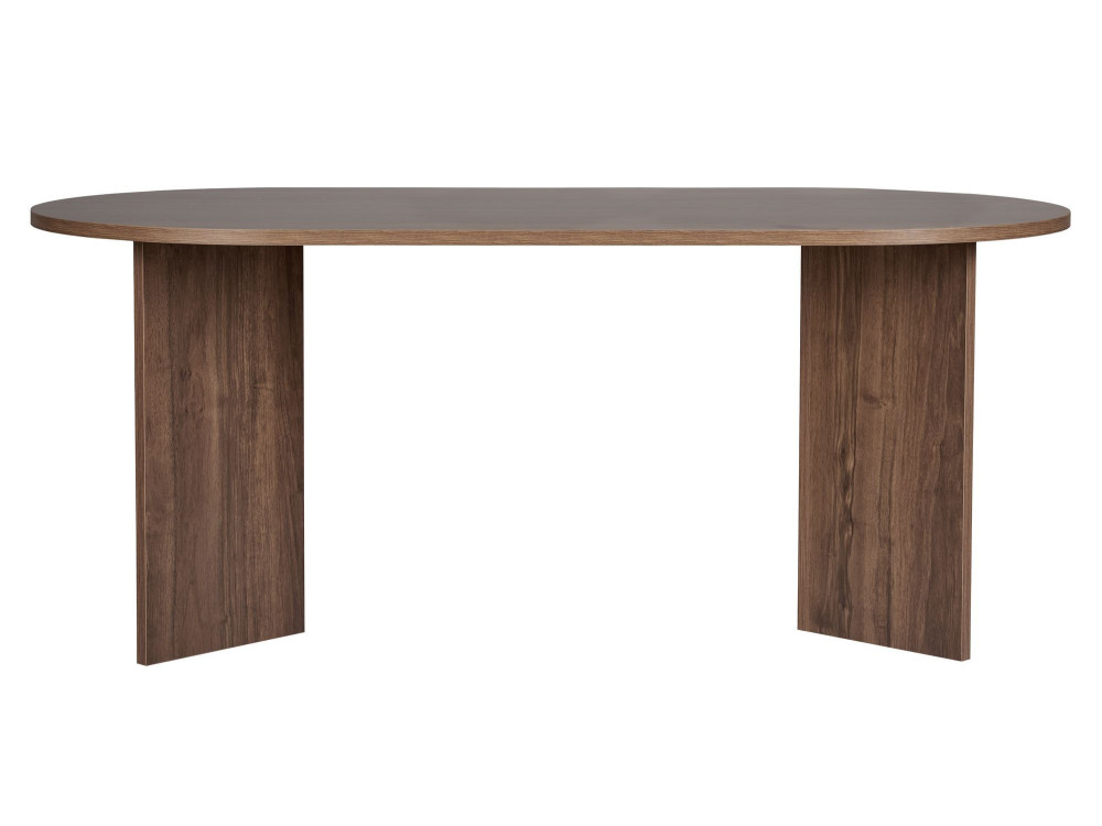 Mesa de comedor de madera "Sablin" 180 x 90 x 75 cm - Nogal
