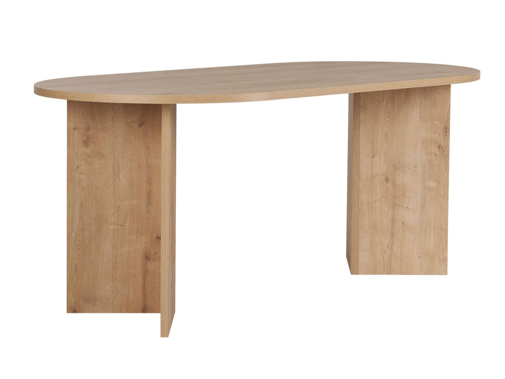 Mesa de comedor de madera "Sablin" 180 x 90 x 75 cm - Roble zafiro