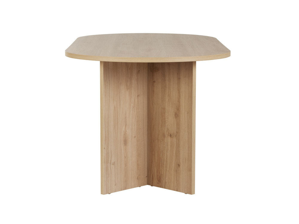 Mesa de comedor de madera "Sablin" 180 x 90 x 75 cm - Roble zafiro