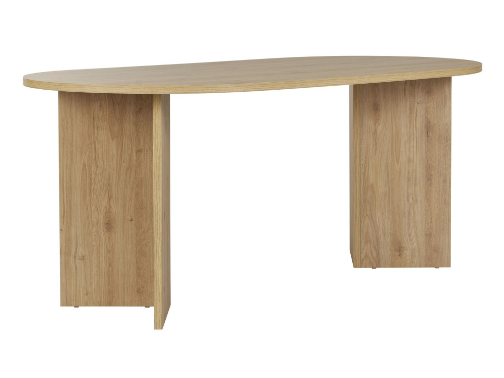 Mesa de comedor de madera "Sablin" 180 x 90 x 75 cm - Roble de Cádiz