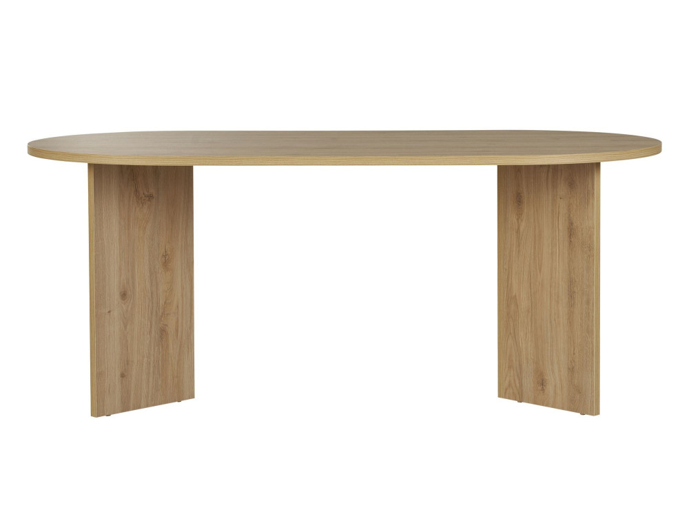 Mesa de comedor de madera "Sablin" 180 x 90 x 75 cm - Roble de Cádiz