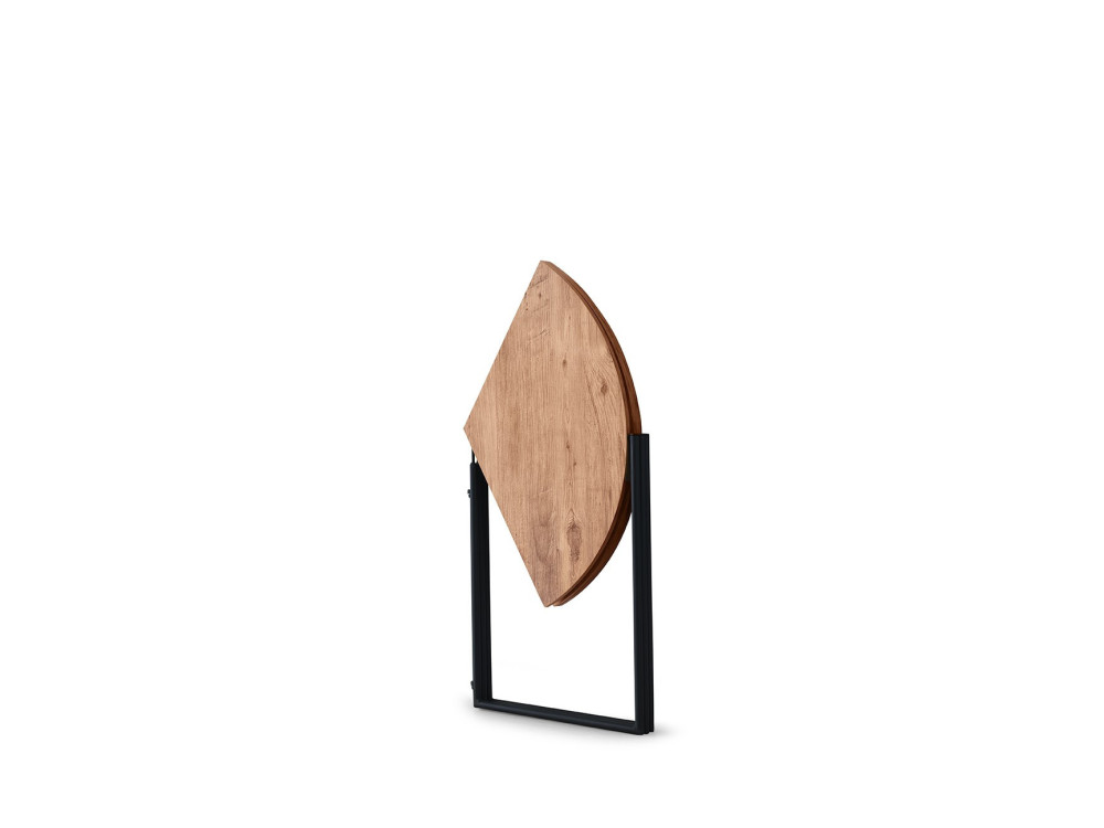 Mesa de comedor de madera "Yaprak" - 100 x 100 x 72 cm - Pino Atlántico