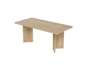 Mesa de comedor de madera "Linza" 180 x 90 x 75 cm - Roble miel
