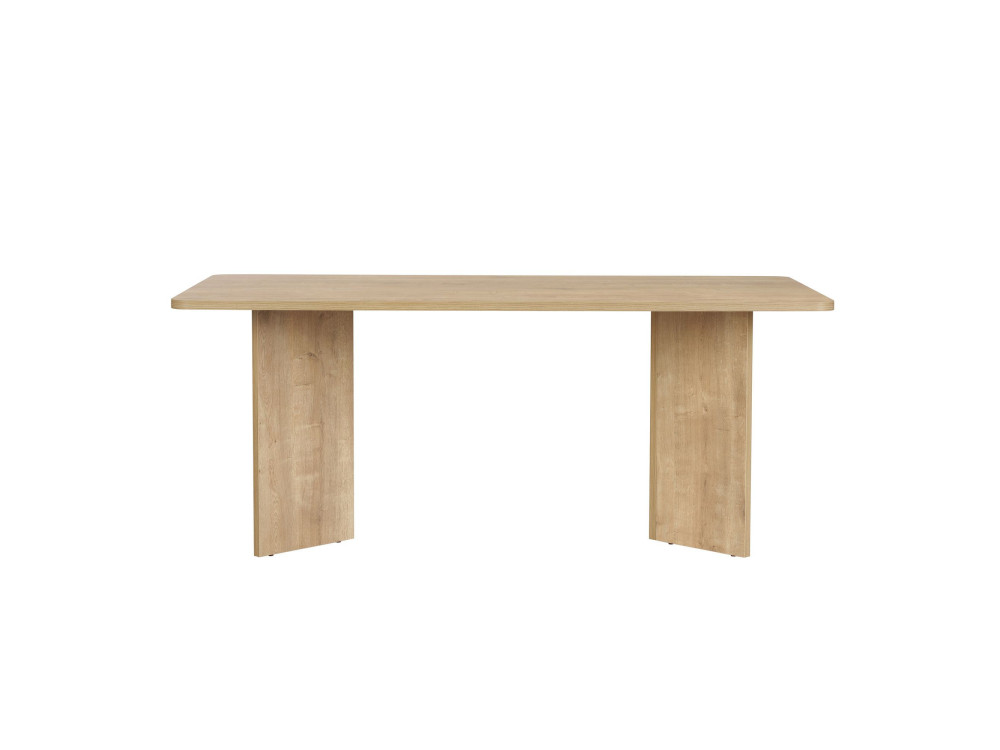 Mesa de comedor de madera "Linza" 180 x 90 x 75 cm - Roble miel