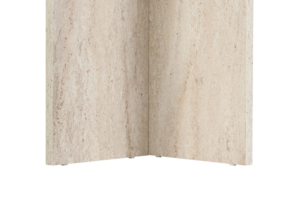 Mesa de comedor de madera "Linza" 180 x 90 x 75 cm - Travertino