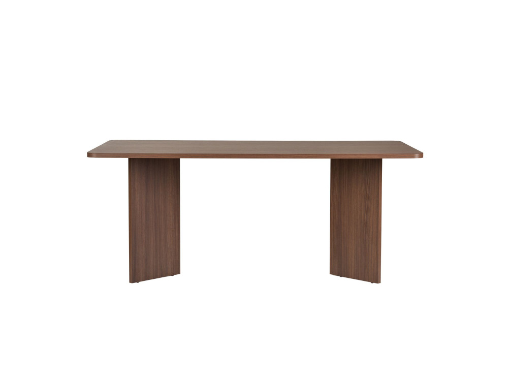 Mesa de comedor de madera "Linza" 180 x 90 x 75 cm - Nogal