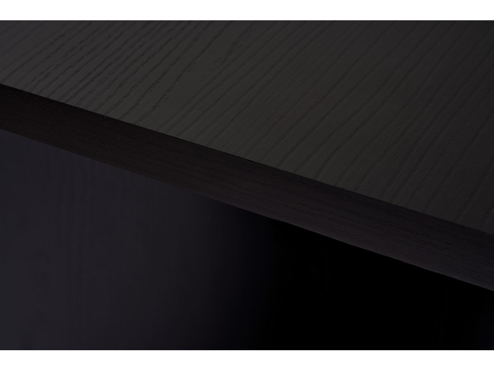 Mesa de comedor de madera "Linza" 180 x 90 x 75 cm - Madera negra