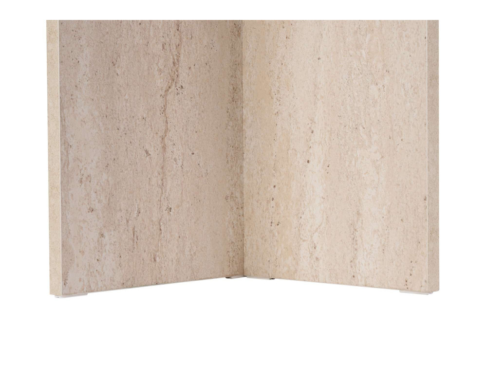 Mesa de comedor de madera "Sabella" 200 x 90 x 75 cm - Travertino
