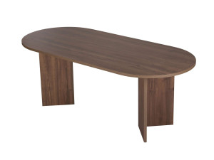 Mesa de comedor de madera "Sabella" 200 x 90 x 75 cm - Nogal