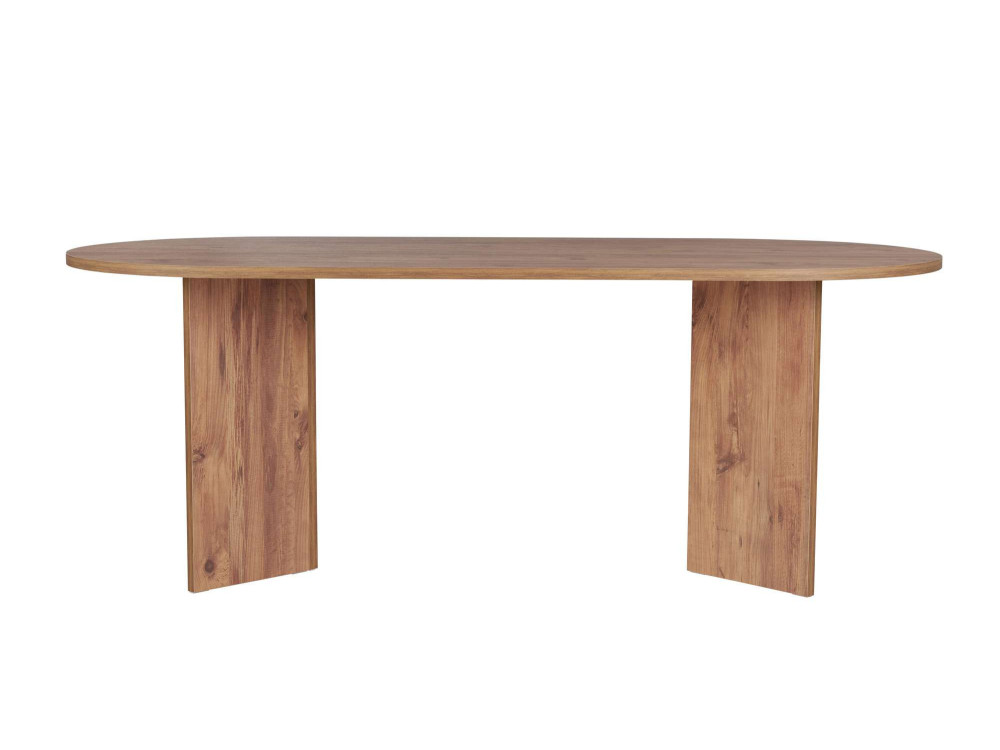 Mesa de comedor de madera "Sabella" 200 x 90 x 75 cm - Pino Atlántico