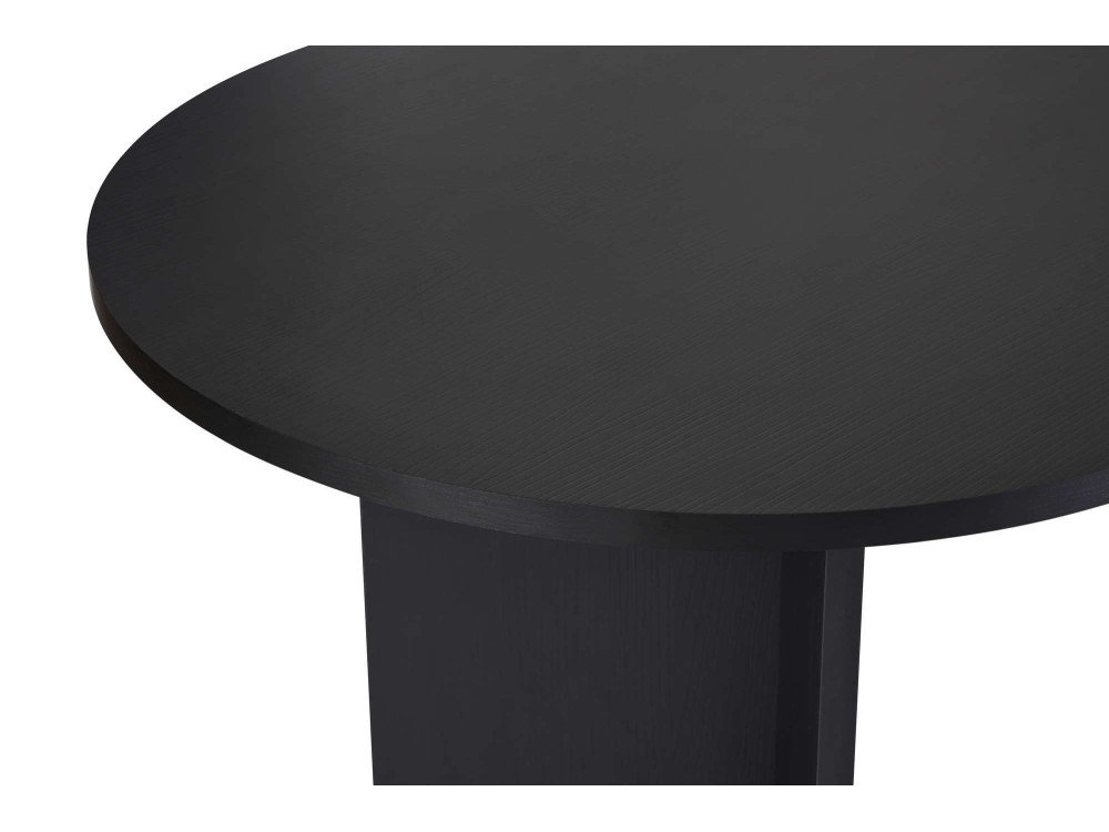 Mesa de comedor de madera "Sabella" 200 x 90 x 75 cm - Madera negra
